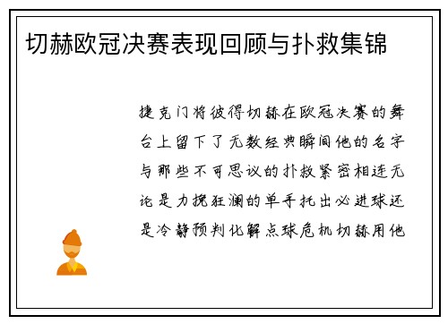 切赫欧冠决赛表现回顾与扑救集锦